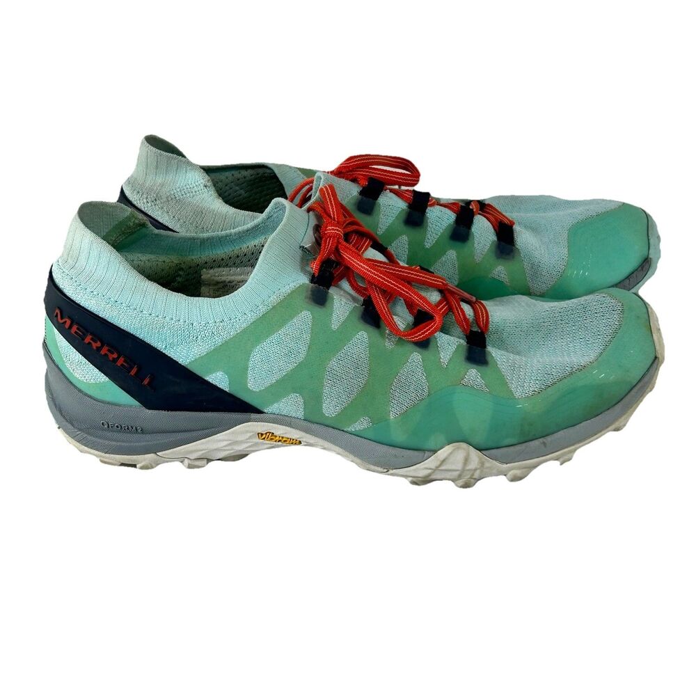 Merrell Womens‎ Size 8 Hiking Shoes Siren 3 Knit Hiking Trail Sneakers Blue